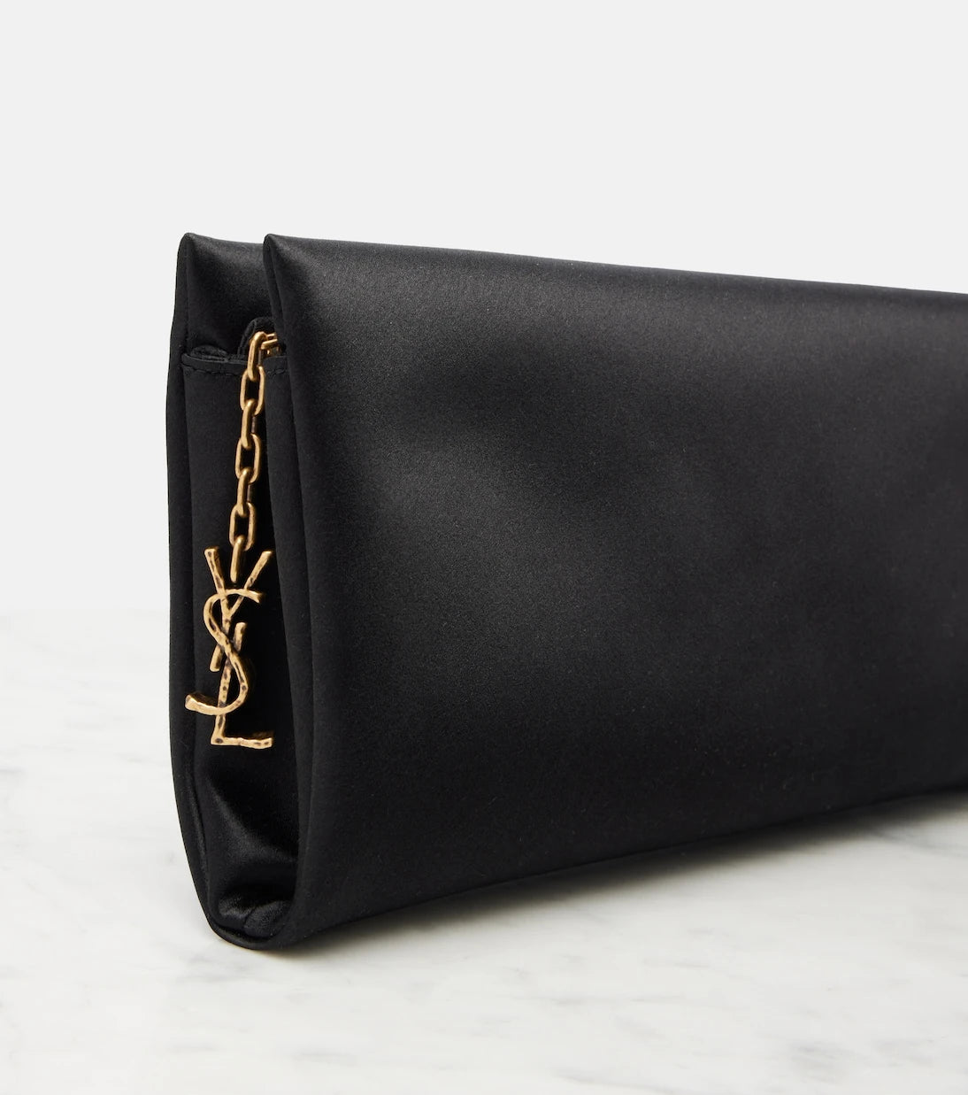 Saint Laurent - Cassandre satin clutch
