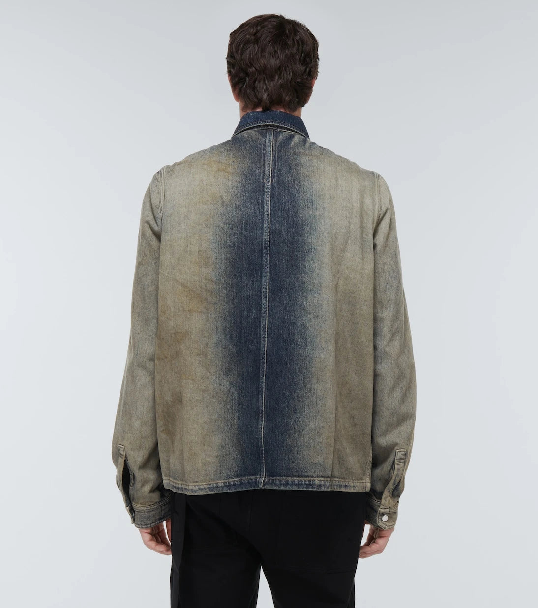 Rick Owens - DRKSHDW faded denim shirt jacket