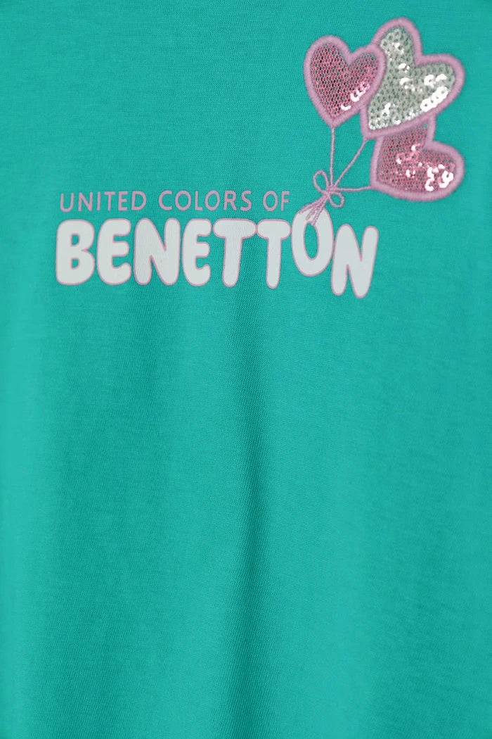 United Colors of Benetton çocuk pamuklu tişört