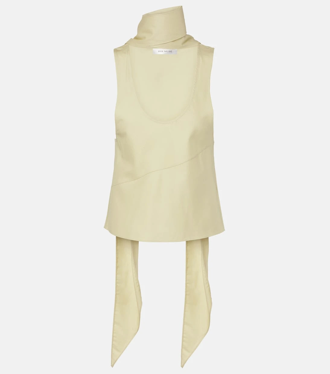 Aya Muse - Olena scarf-detail top