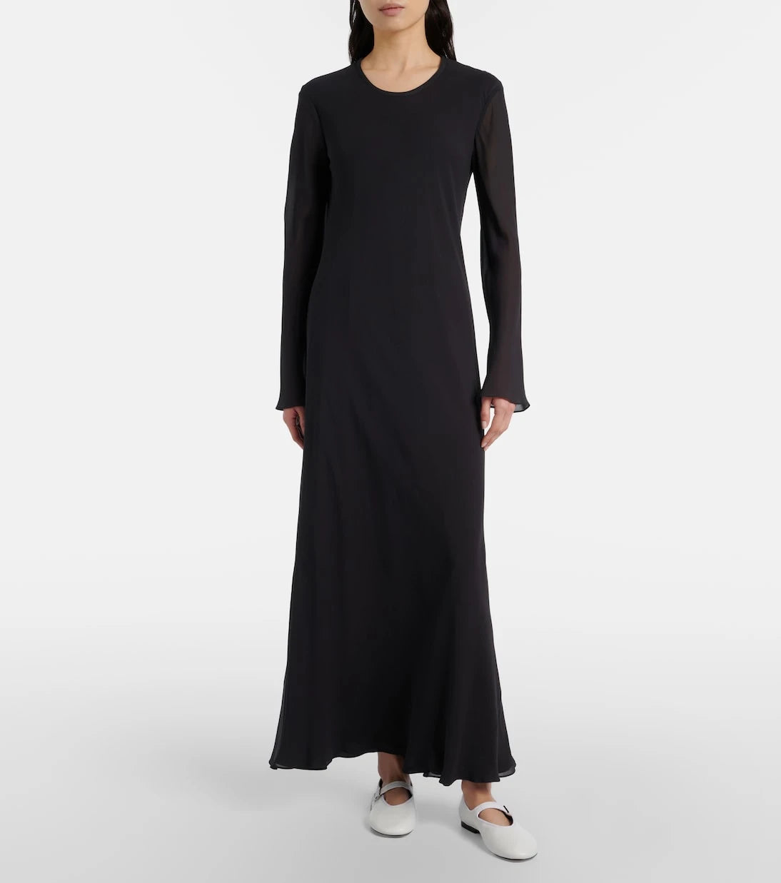 The Row - Leather Mary Jane ballet flats