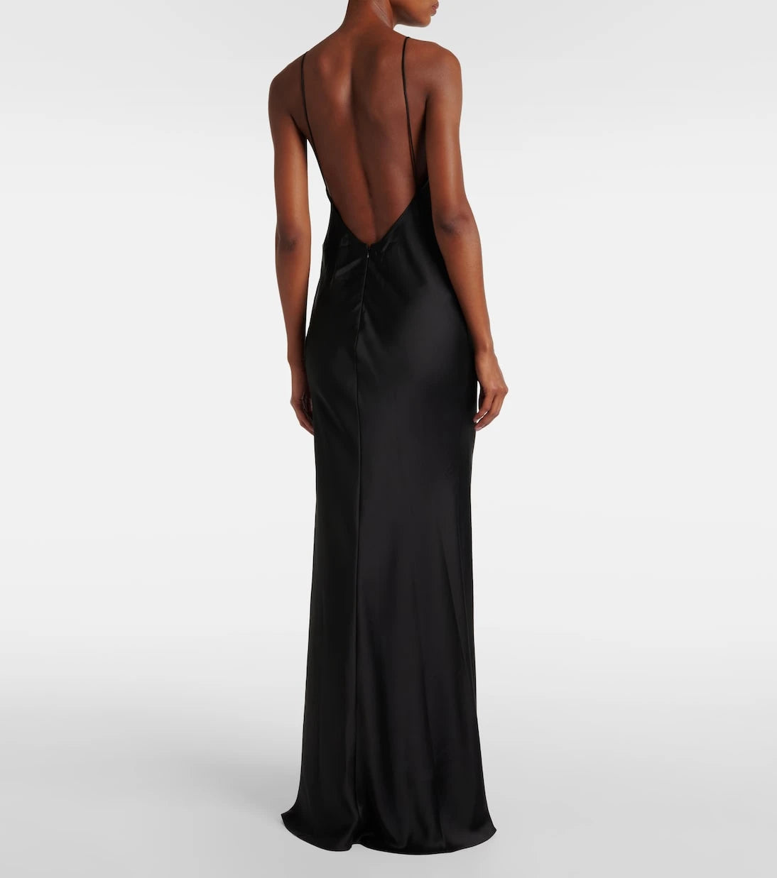 The New Arrivals Ilkyaz Ozel - Open-back satin gown