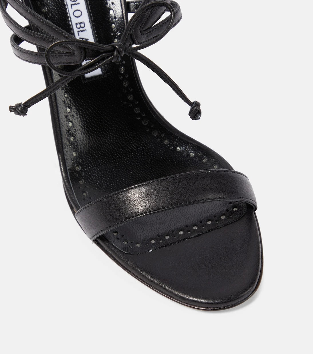 Manolo Blahnik - Bomasan 90 leather mules