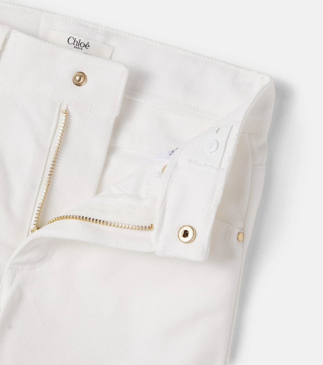 Chloé Kids - Broderie anglaise jeans