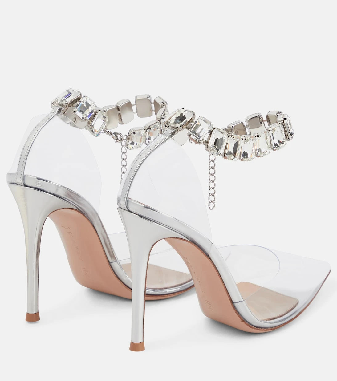 Gianvito Rossi - Embellished PVC pumps