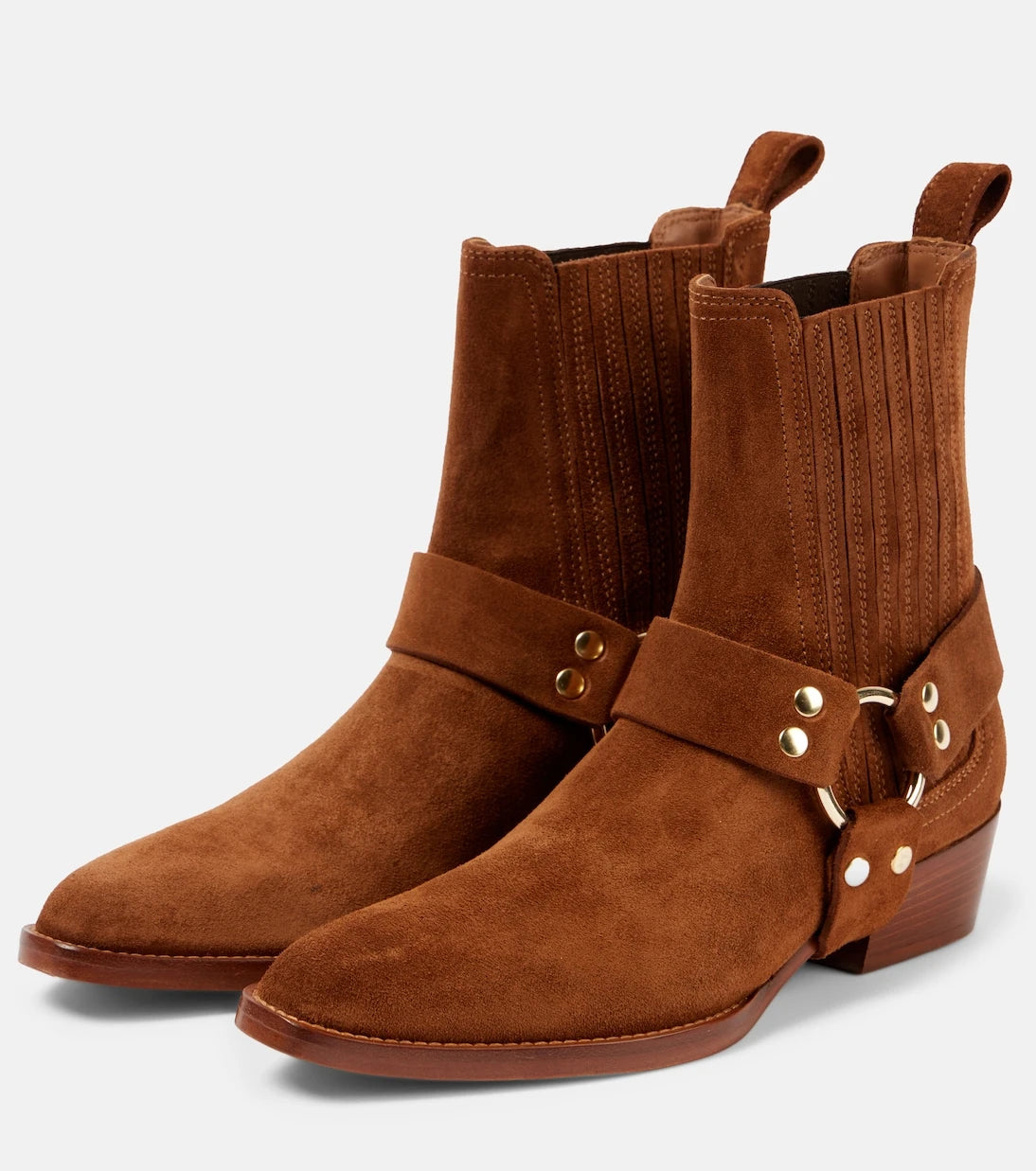 Paris Texas - Helena suede biker boots