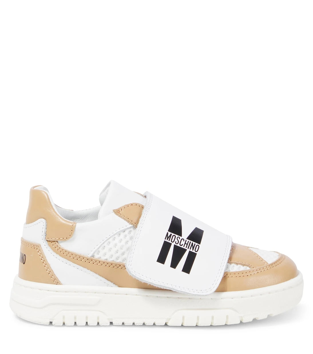 Moschino Kids - أحذية رياضية جلدية