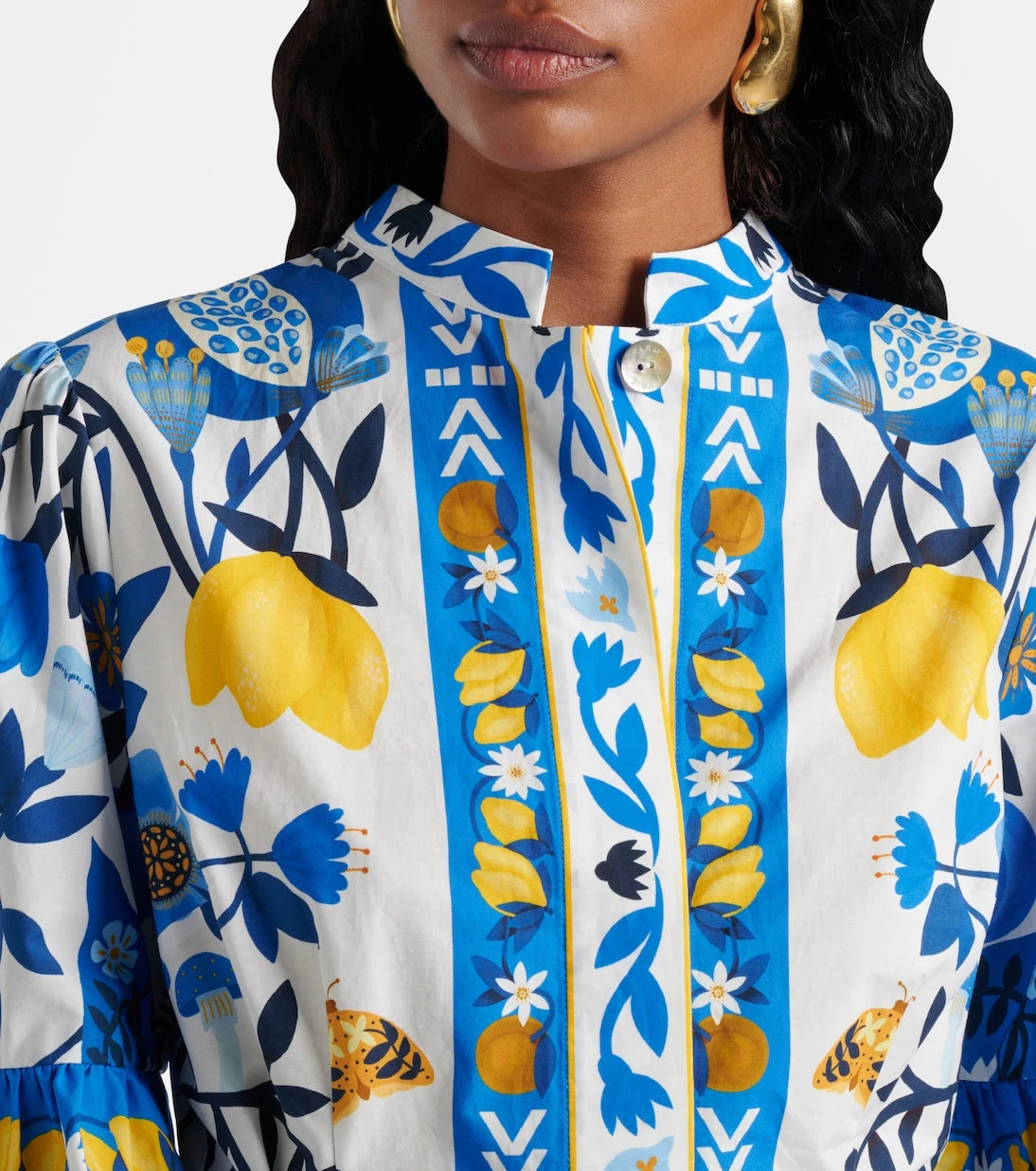 Farm Rio - Floral cotton minidress