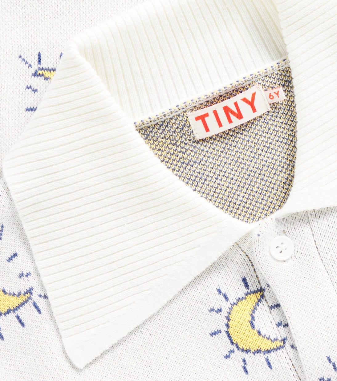 Tinycottons - Midnight Sun cotton jacquard cardigan