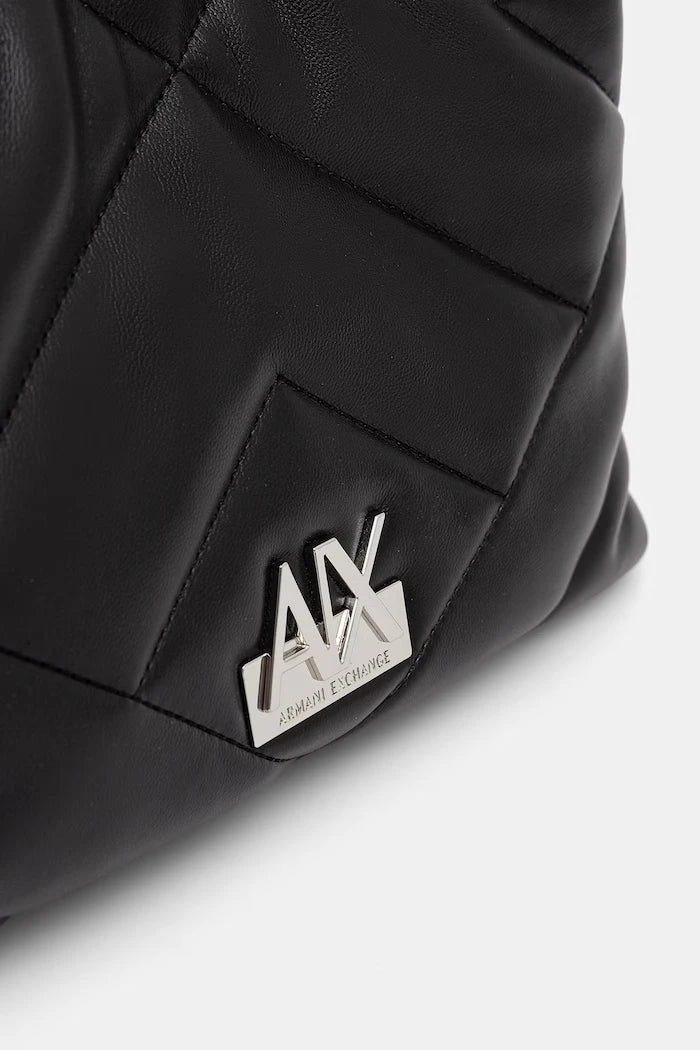 Armani Exchange kadın crossbody çanta, suni deriden