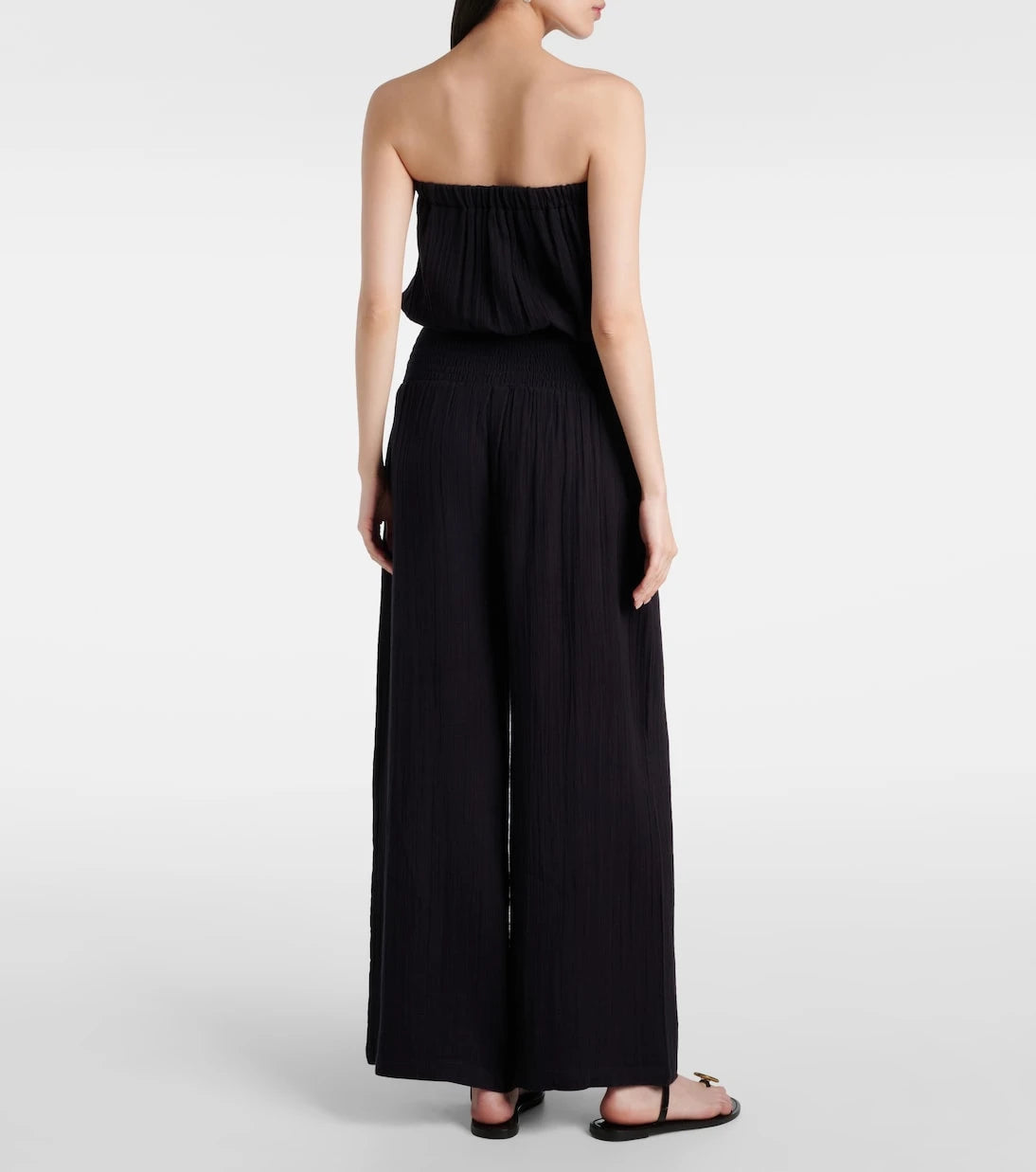 Melissa Odabash - Naomi strapless cotton jumpsuit