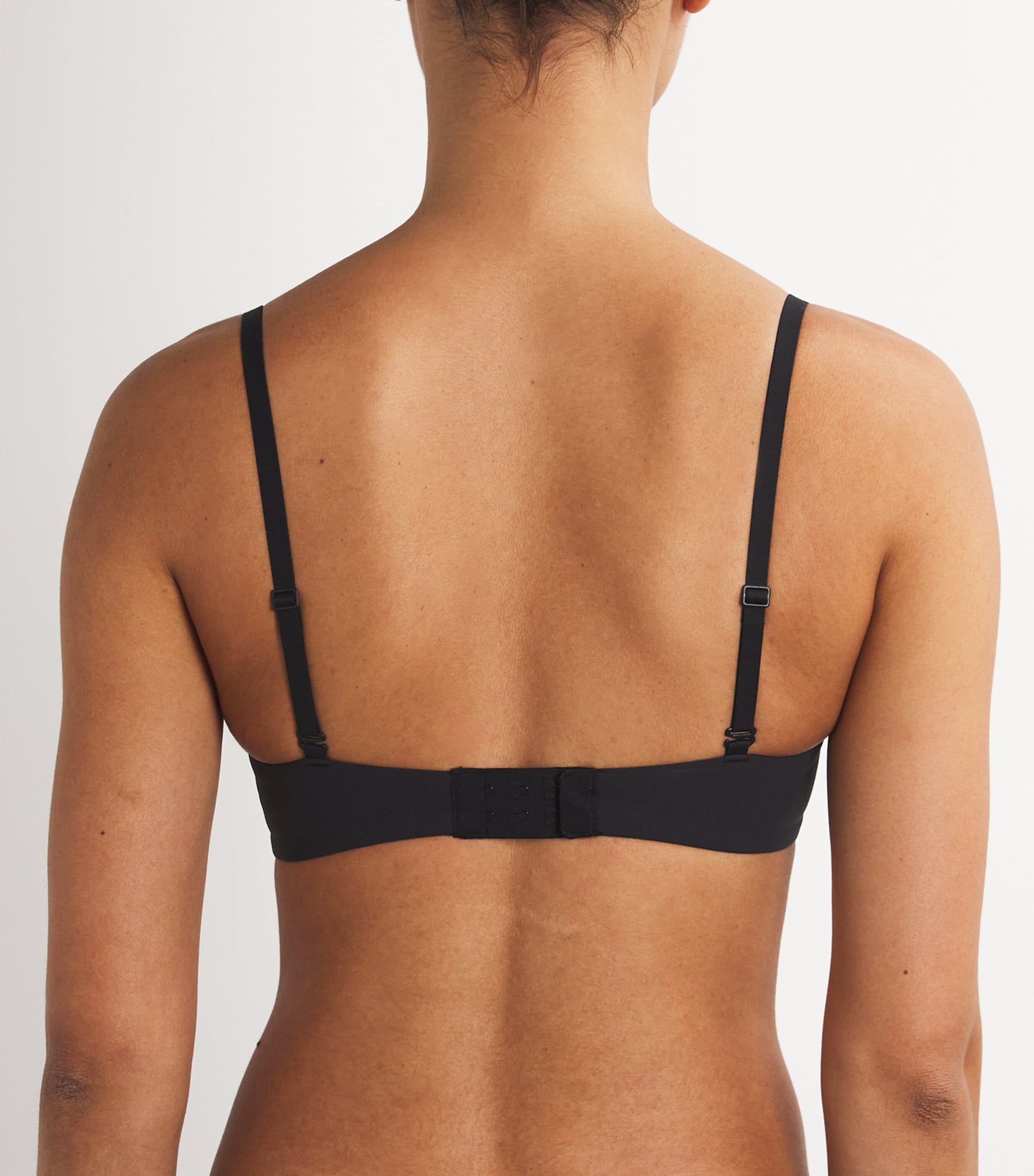 Skims Black Fits Everybody Push-Up Demi Bra