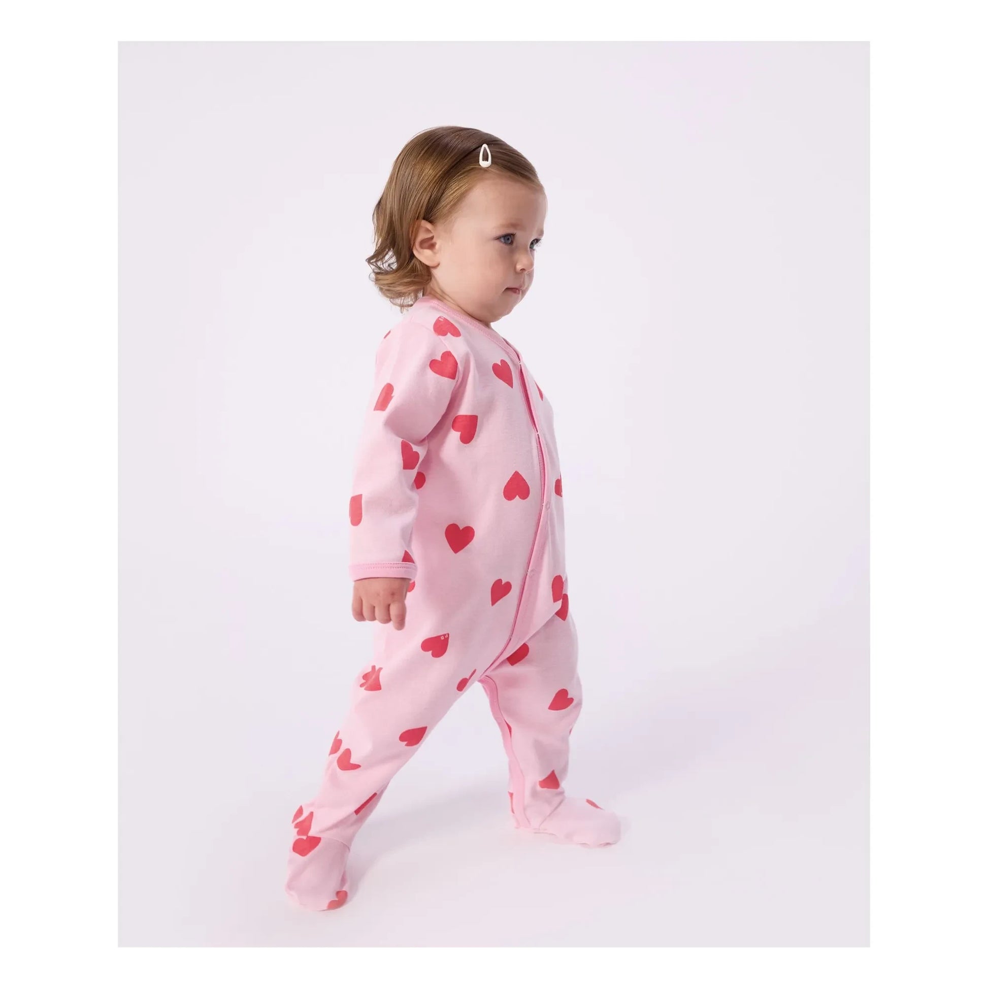 Petit Bateau - Sleep Well Hearts PB pyjamas | Pink