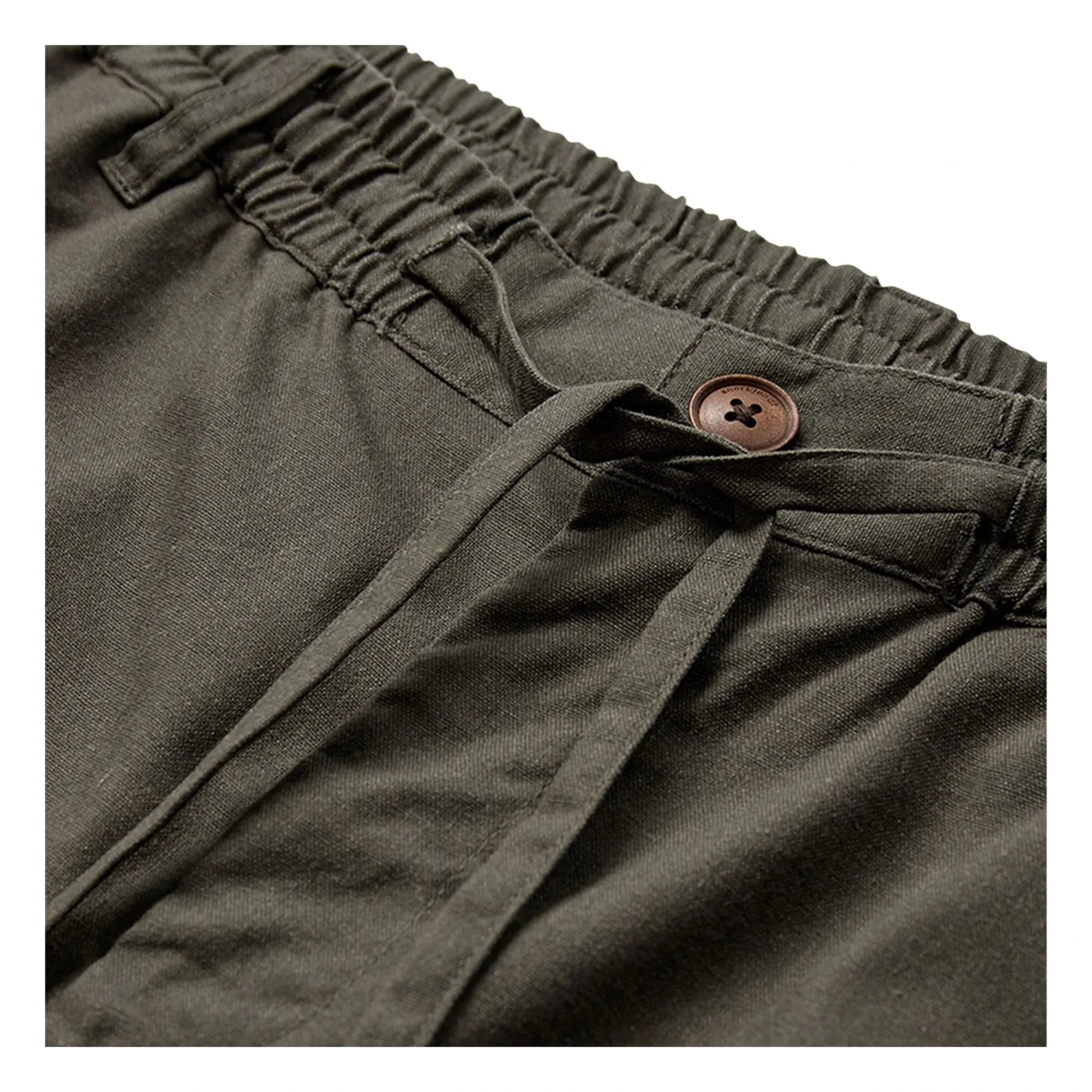 Anerkjendt - Akjan Linen Pants | Dark green