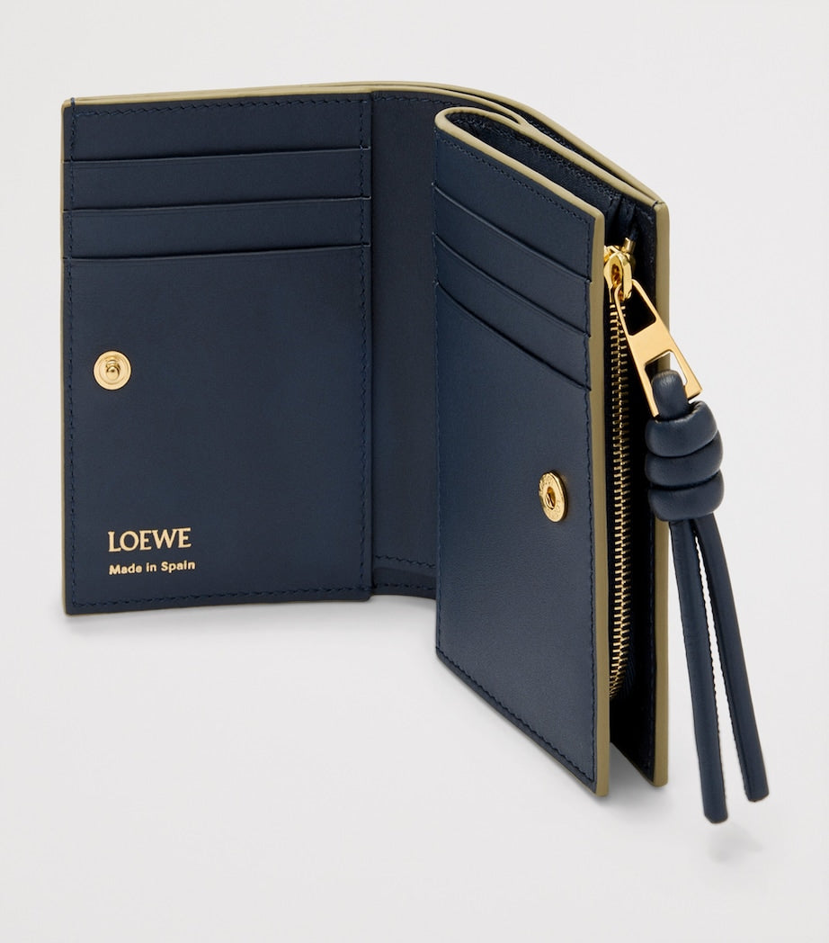 Green Leather Knot Wallet