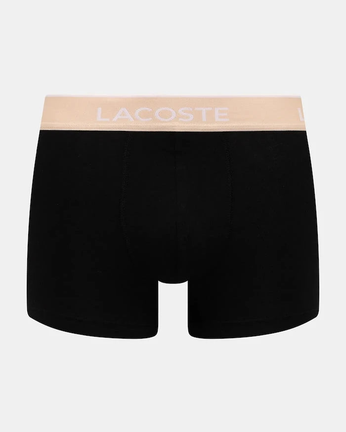 Lacoste erkek pamuklu elastan dar kesim boxer 3'lü