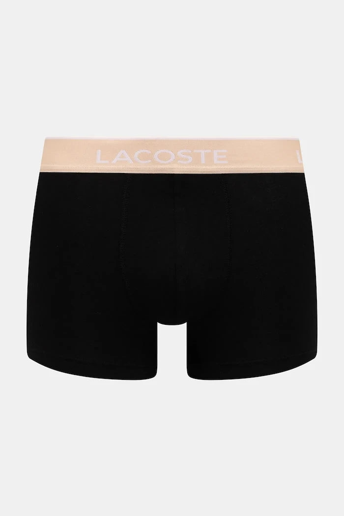 Lacoste erkek pamuklu elastan dar kesim boxer 3'lü