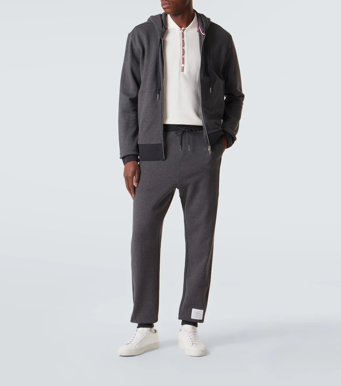 Thom Browne - 4-Bar cotton jersey sweatpants