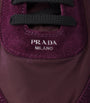 Prada Re-Nylon and Suede Collapse Sneakers