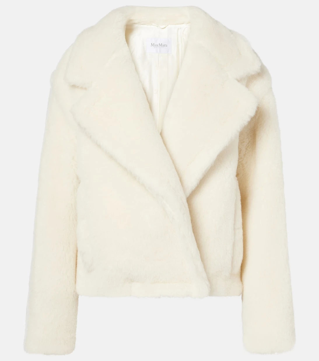 Max Mara - Oggeri alpaka, yün ve ipek teddy palto
