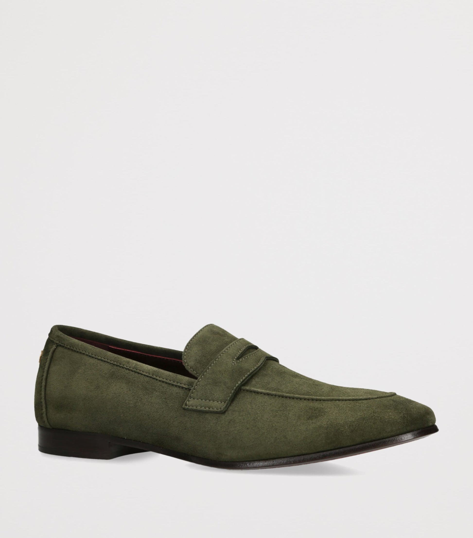 Bougeotte Green Suede Flaneur Loafers