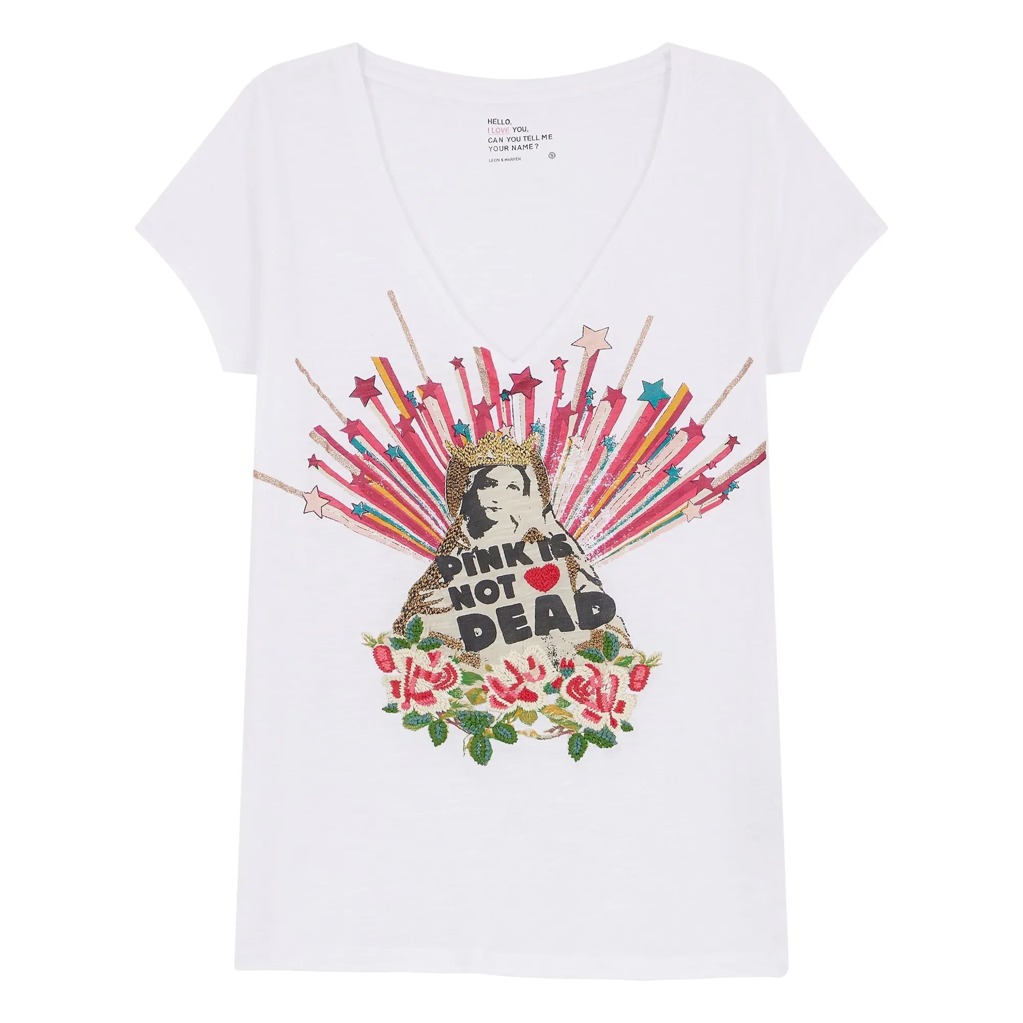 Leon & Harper - Tonton Madone Organic cotton T-shirt | White