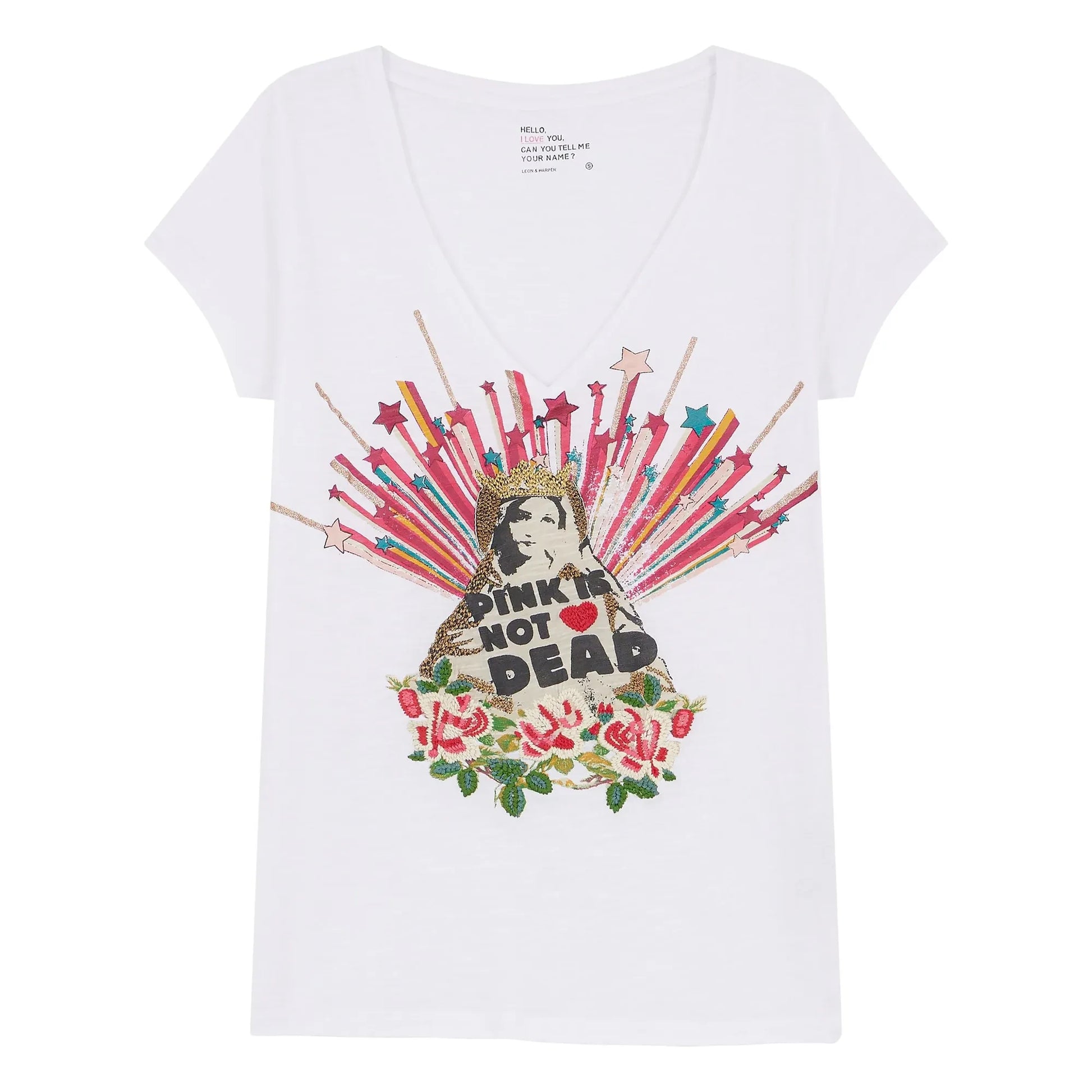 Leon & Harper - Tonton Madone Organic cotton T-shirt | White