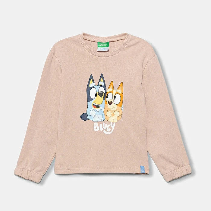 United Colors of Benetton Çocuk Pamuklu Sweatshirt