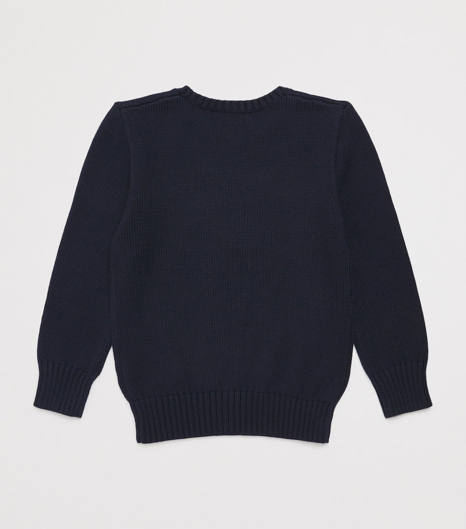 Ralph Lauren Kids Cotton Polo Bear Sweater (6-14 Years)