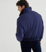 Brunello Cucinelli Blue Down-Filled Bomber Jacket