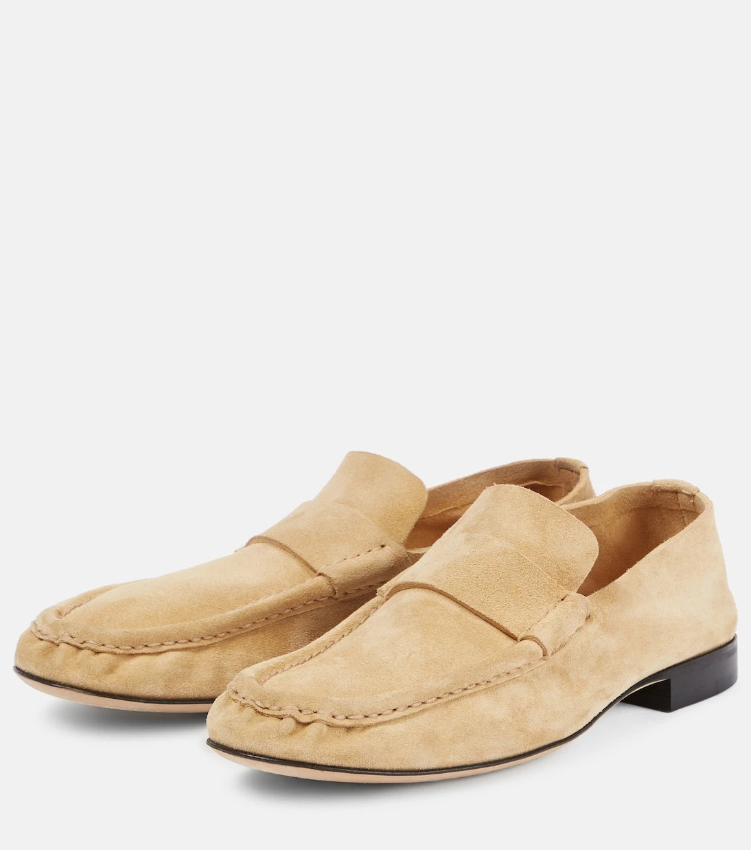 The Row - Soft suede loafers