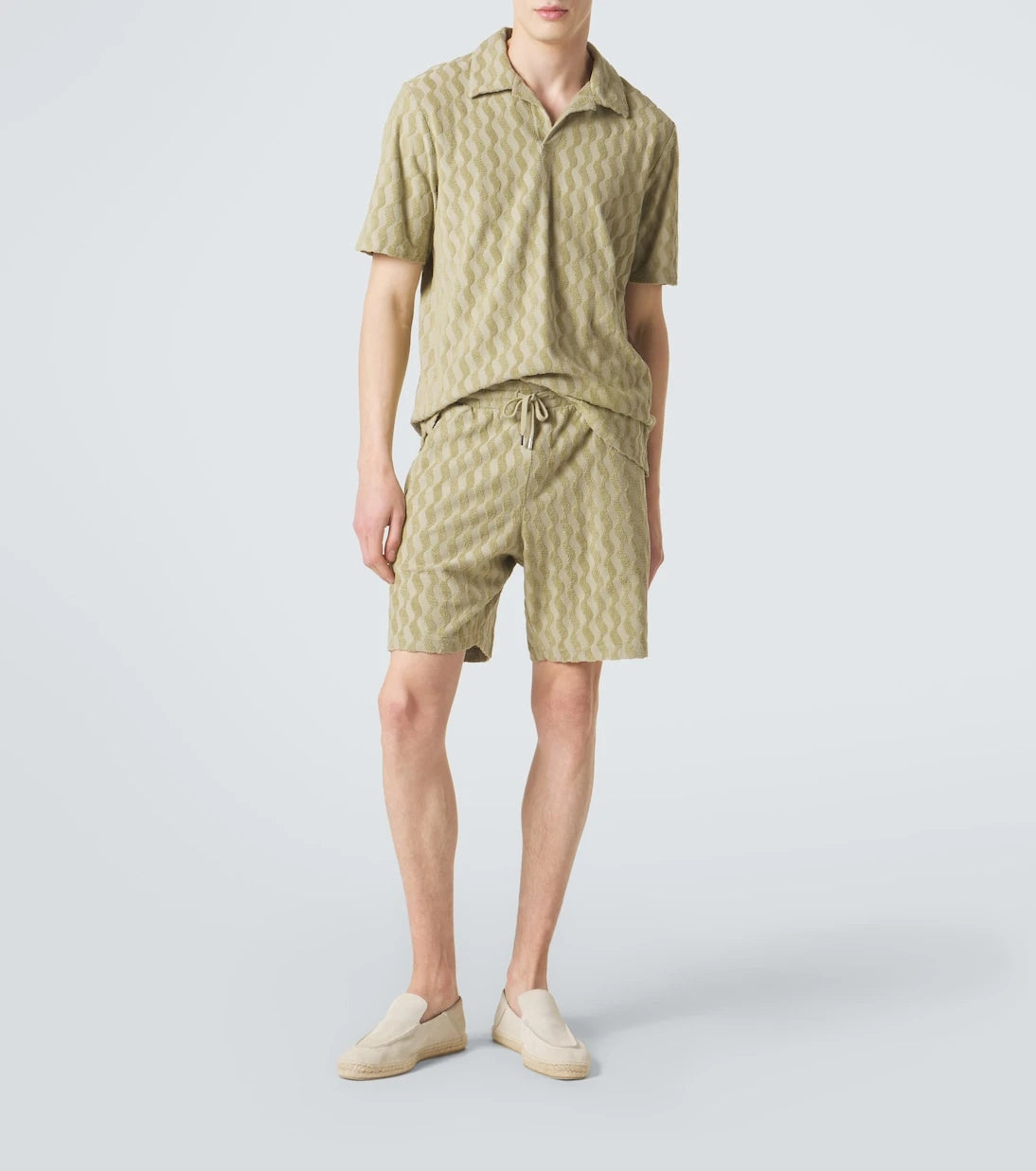Frescobol Carioca - Augusto jacquard terry Bermuda shorts