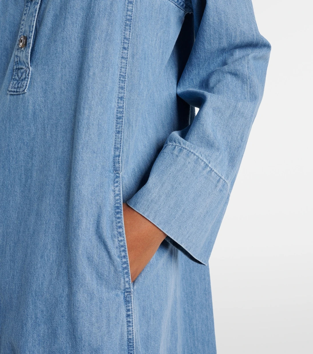 Dries Van Noten - Denim maxi dress