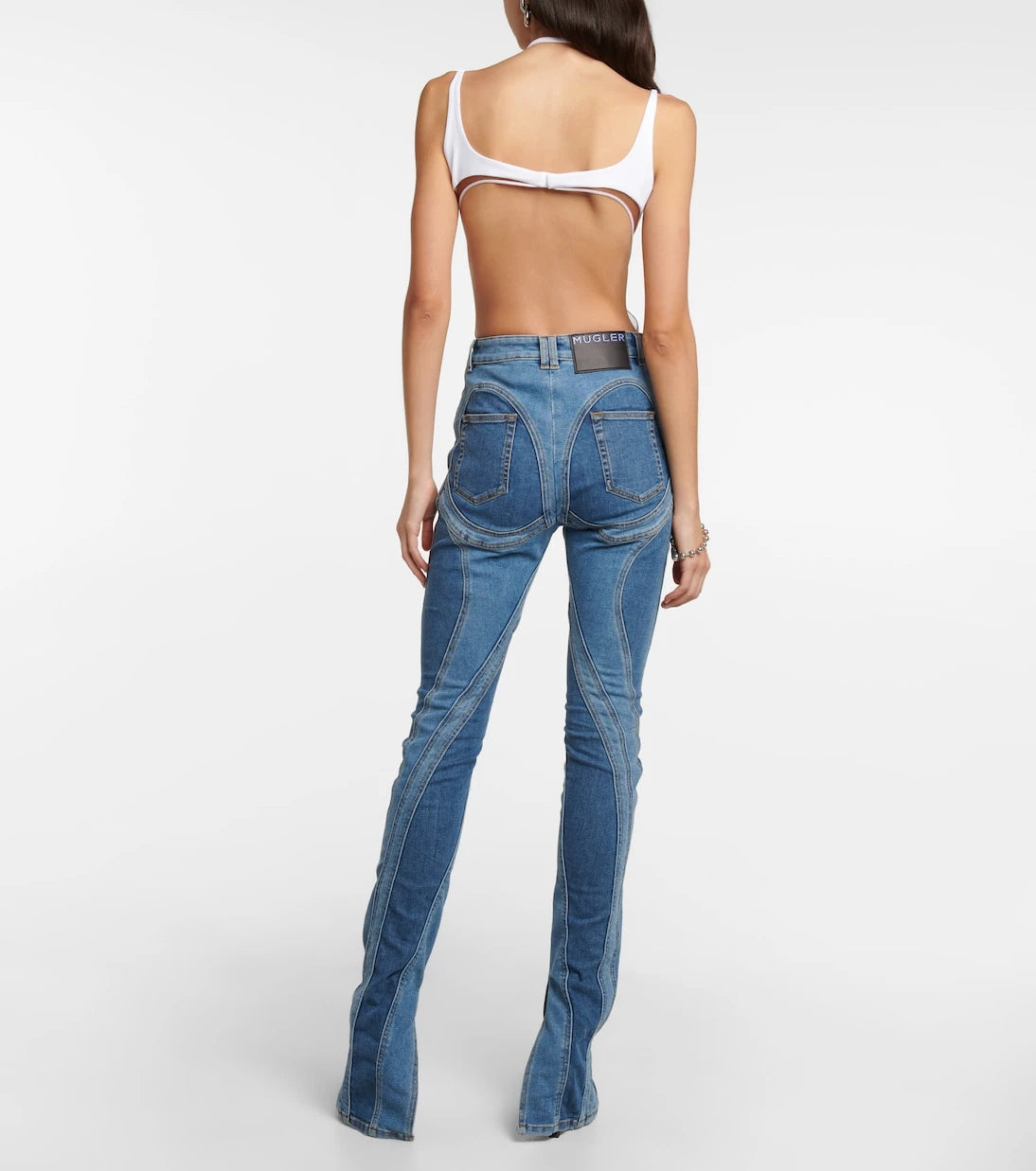 Mugler - Illusion cutout bodysuit