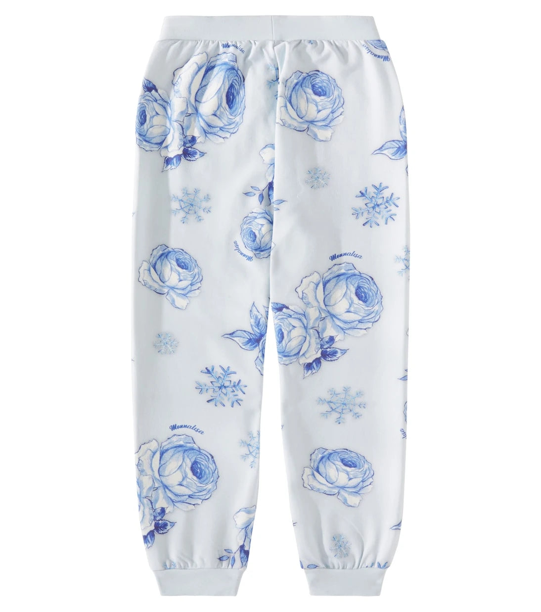 Monnalisa - Floral cotton-blend sweatpants