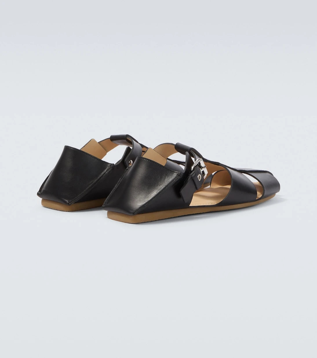 Lemaire - Convertible leather fisherman sandals