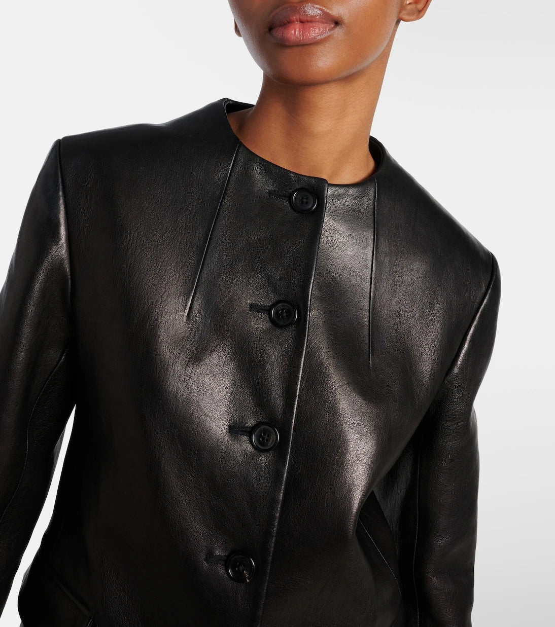 Khaite - Jameson leather jacket