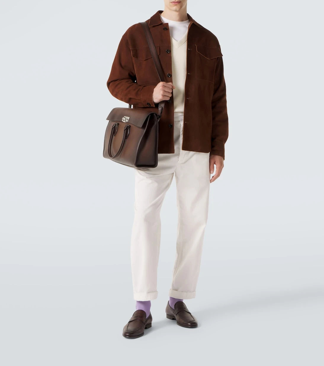 Berluti - E’Mio leather briefcase