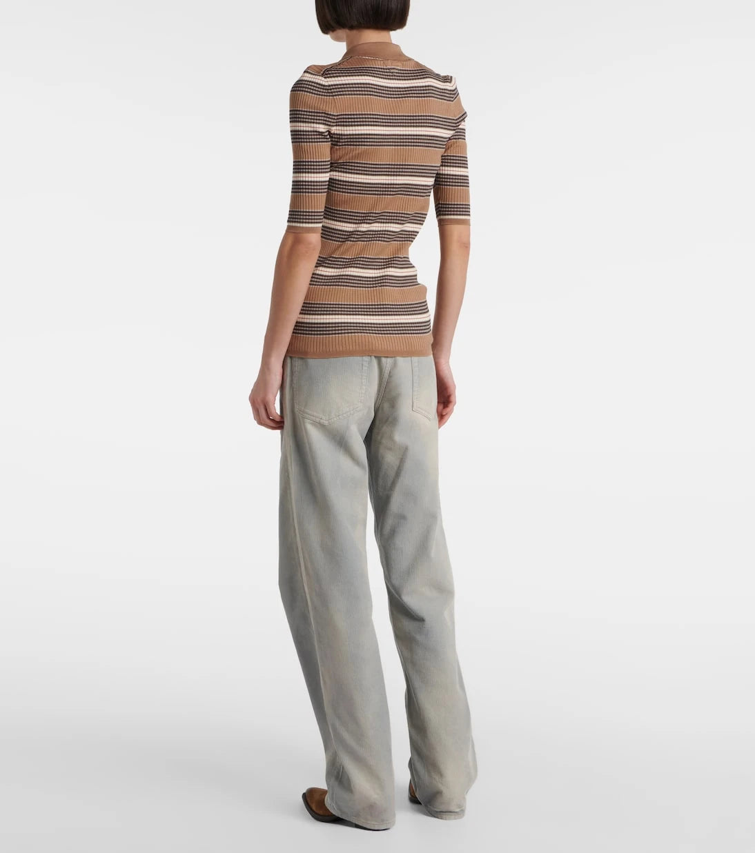 Prada - Cotton-blend polo sweater