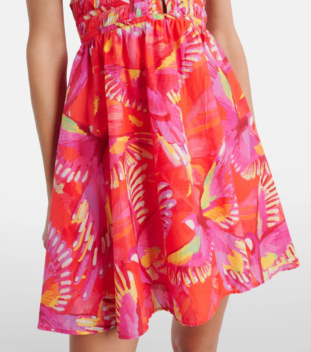 Farm Rio - Printed cotton minidress