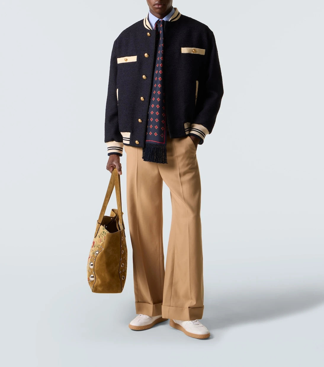 Valentino - Tweed bomber jacket