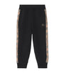 Burberry Kids Cotton Check-Trim Sweatpants (3-12 Years)