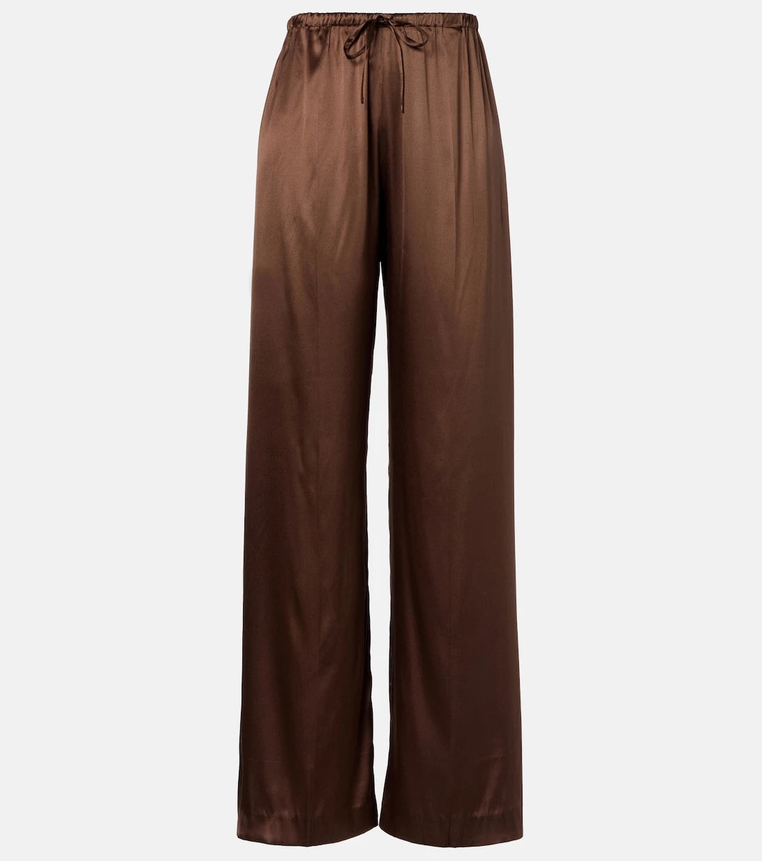 Dries Van Noten - Mid-rise silk-blend straight pants