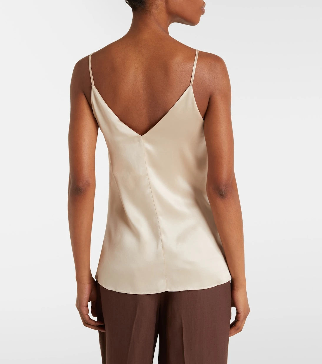 Brunello Cucinelli - Silk-blend satin camisole