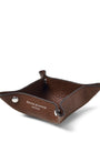 Mini Grained Leather Tidy Tray (9.5cm x 9.5cm)