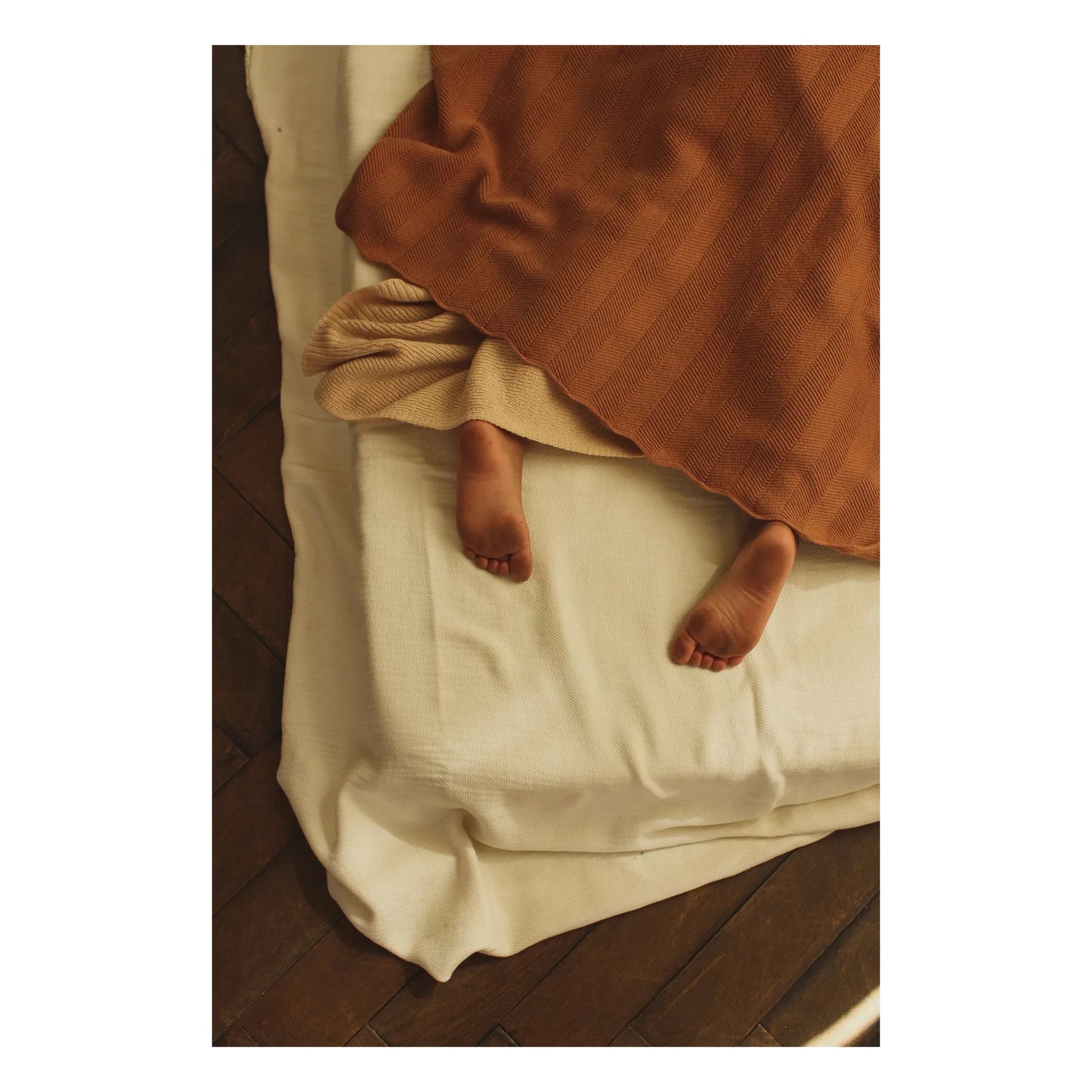 Hvid - Freddie Merino Wool Blanket | Terracotta