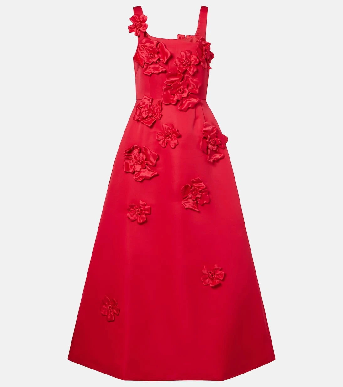 Leo Lin - Rianne floral-appliqué maxi dress
