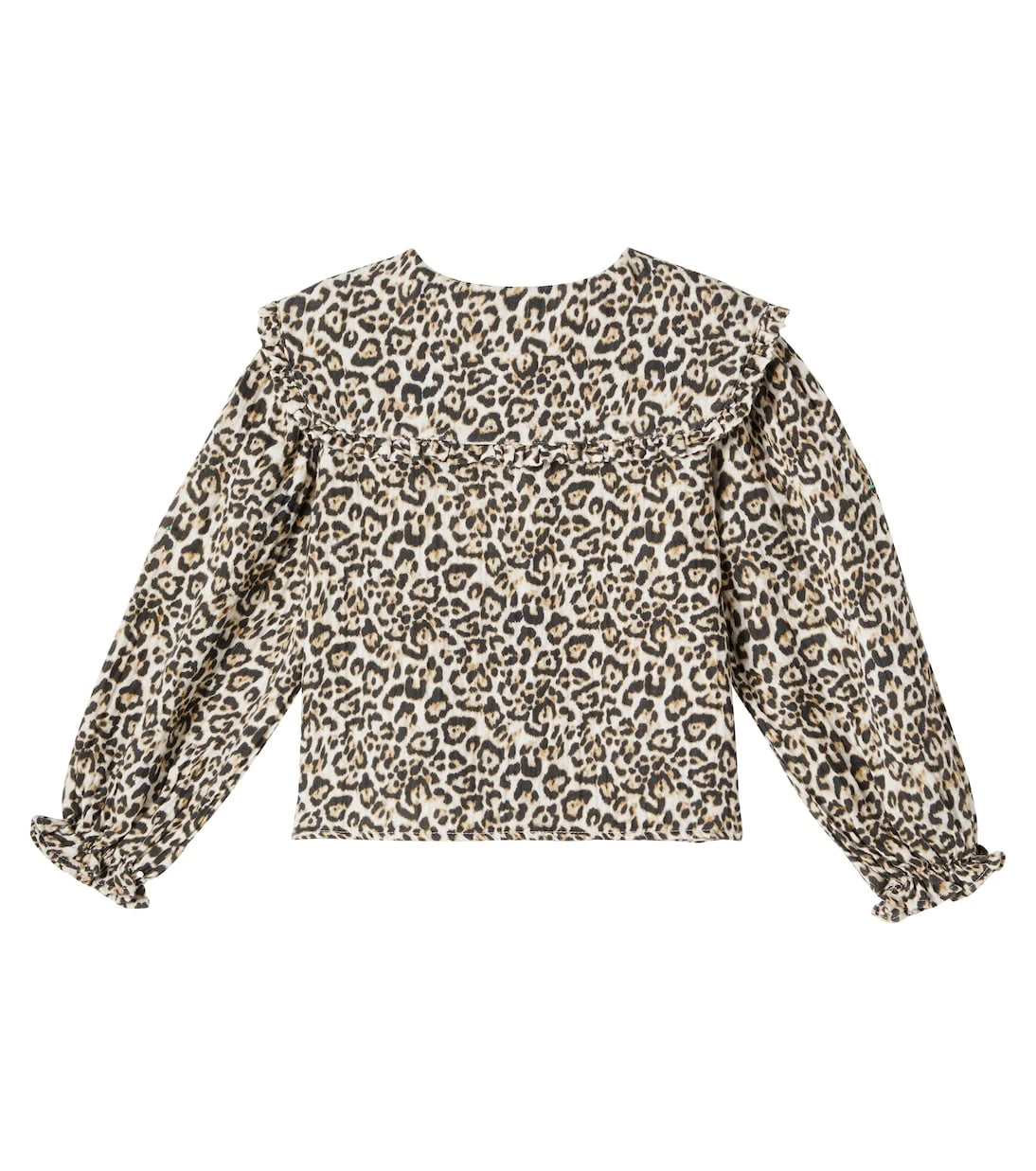 The New Society - Nelia leopard-print cotton blouse
