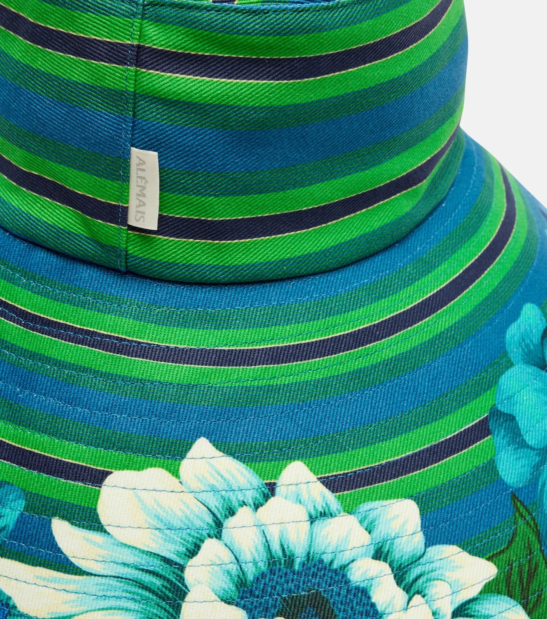 Alémais - Margo printed cotton canvas sun hat