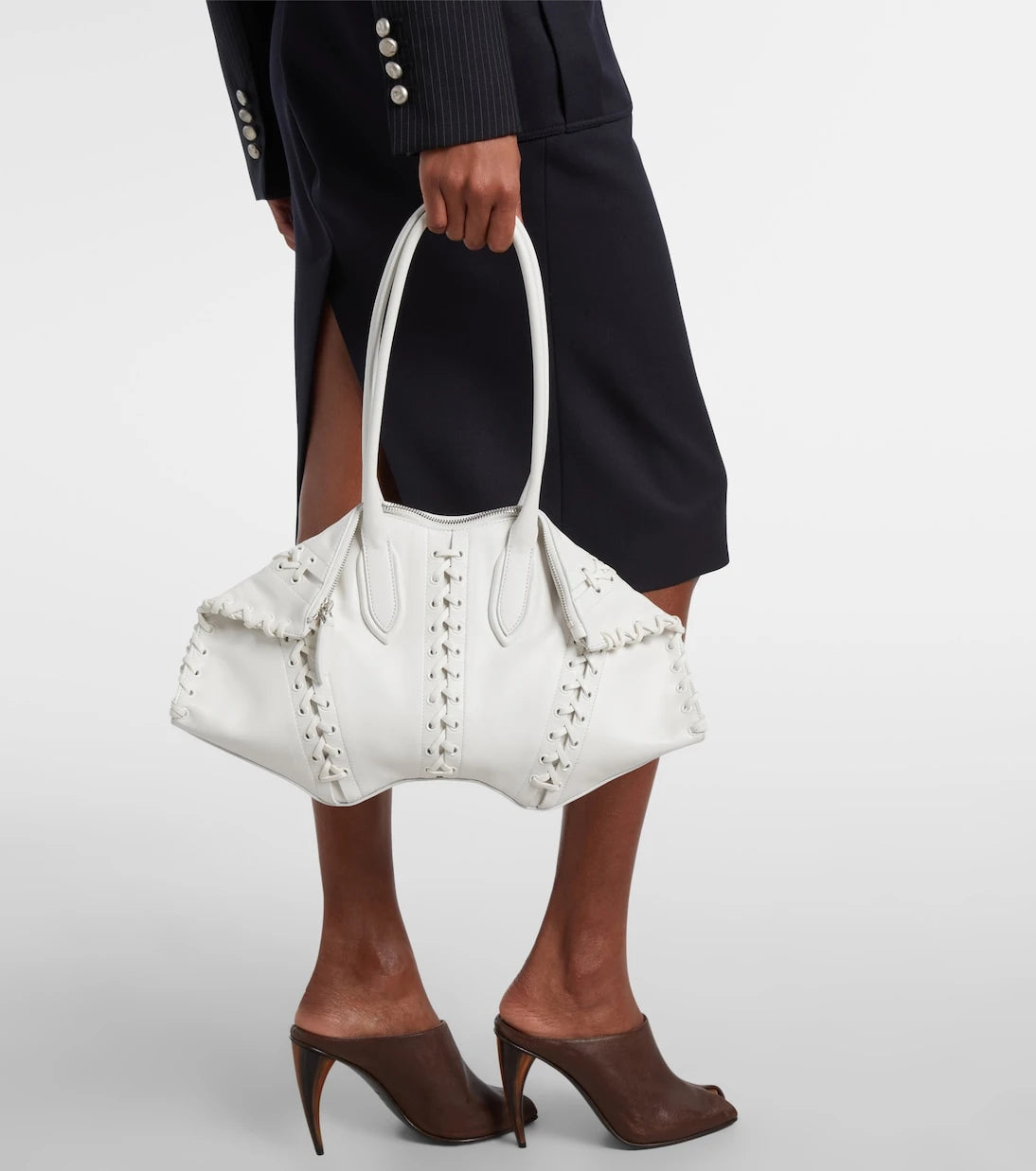 McQueen - Manta Medium leather shoulder bag